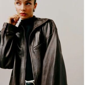 ISO REFORMATION VEDA MARCO BOMBER JACKET XS